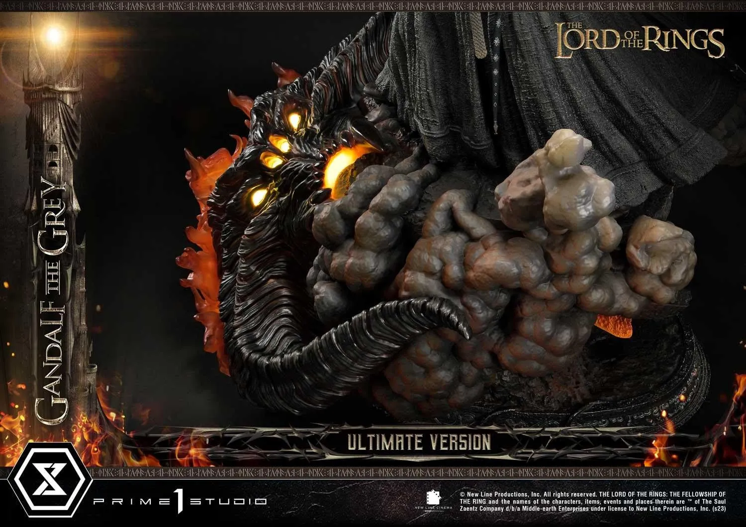 PRE-ORDER: Prime 1 Studio Premium Masterline The Lord of the Rings (Film) Gandalf the Grey Ultimate Version 1:4 Scale Statue