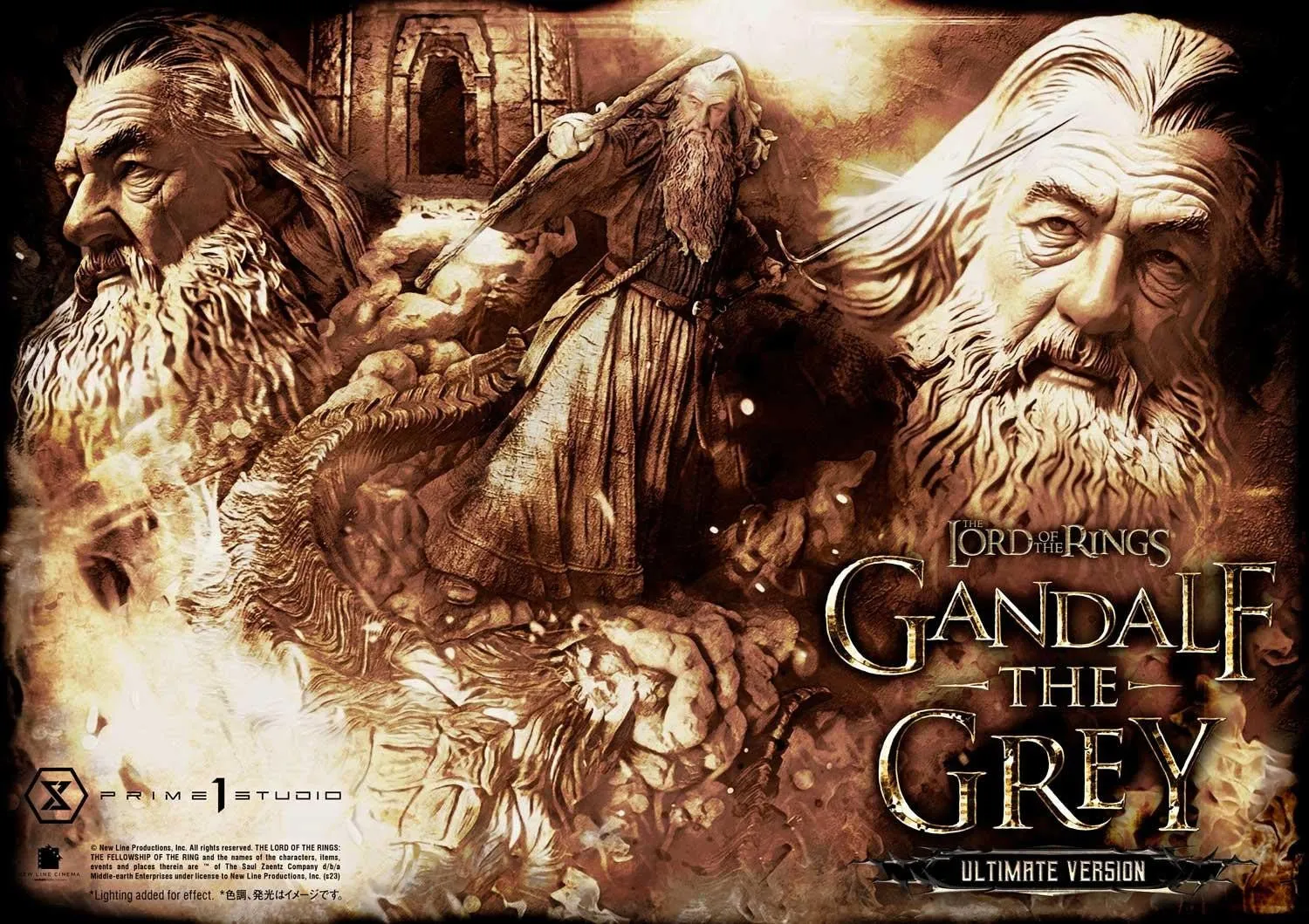 PRE-ORDER: Prime 1 Studio Premium Masterline The Lord of the Rings (Film) Gandalf the Grey Ultimate Version 1:4 Scale Statue