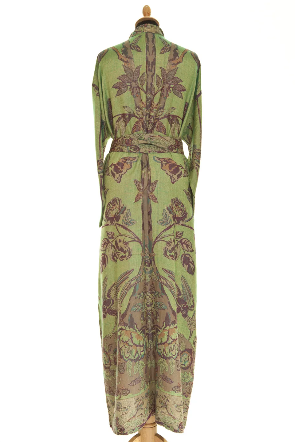 Reversible Dressing Gown in Dragonfly Green