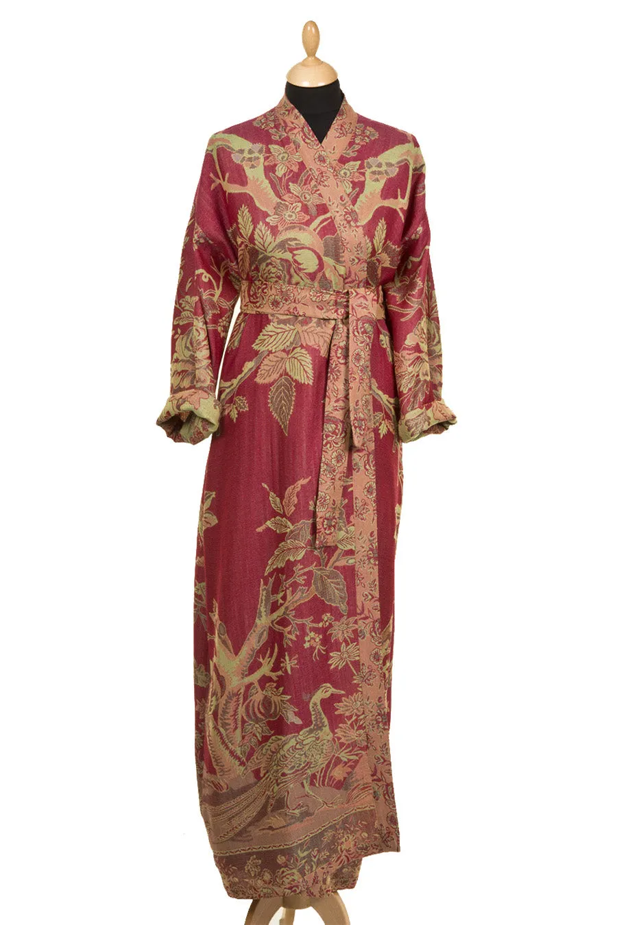 Reversible Dressing Gown in Moss Rose