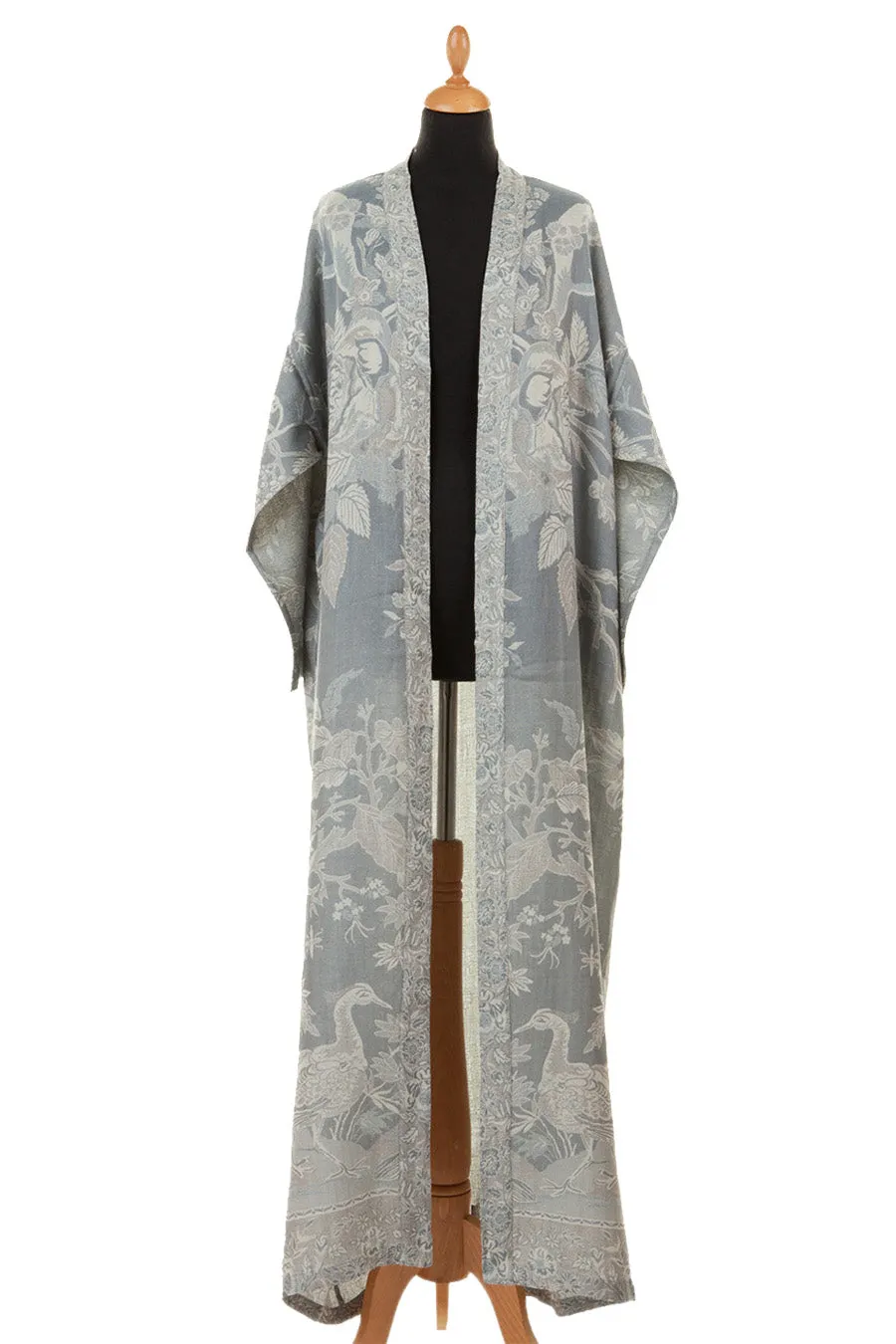Reversible Dressing Gown in Wedgwood