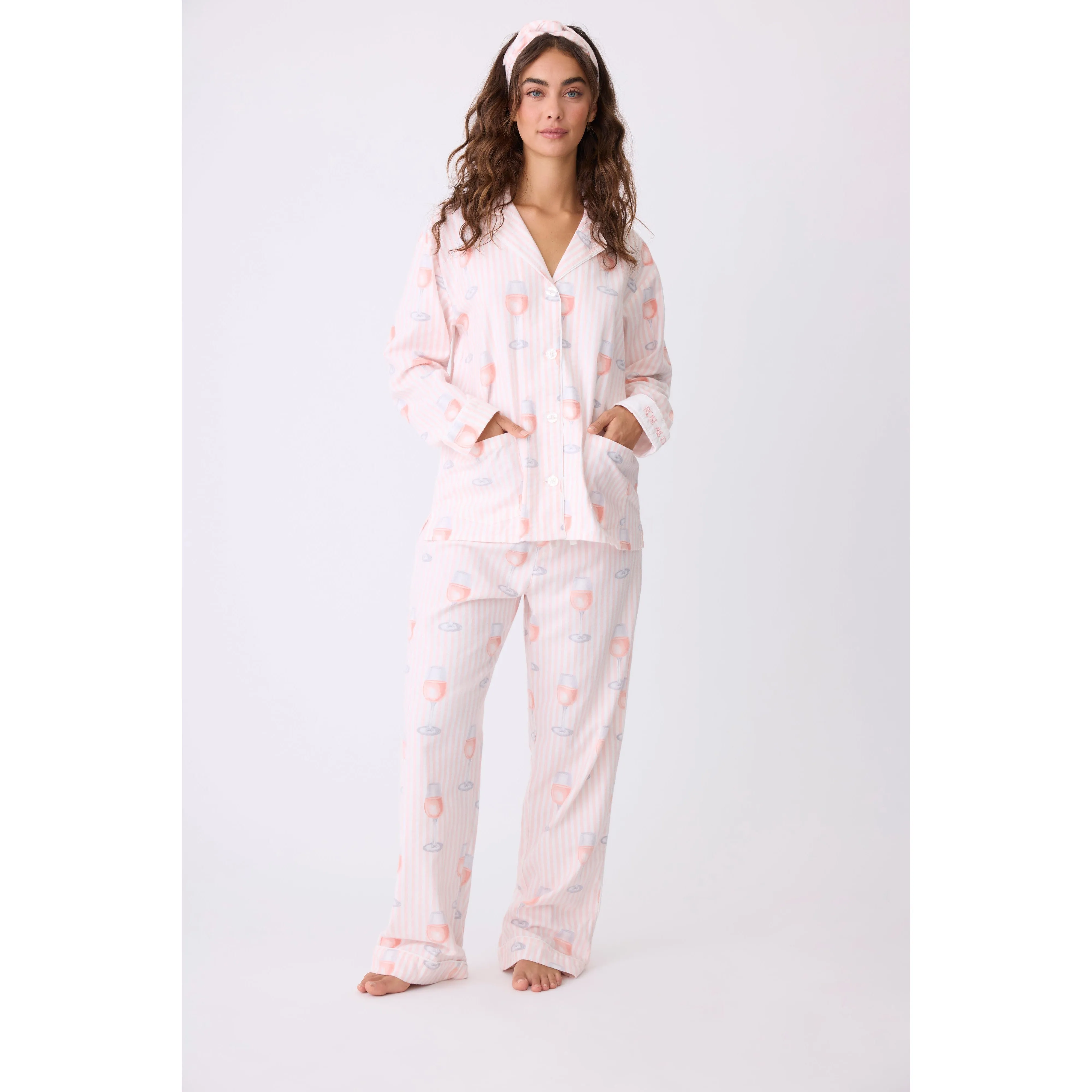 ROSE ALL DAY FLANNEL PJ SET