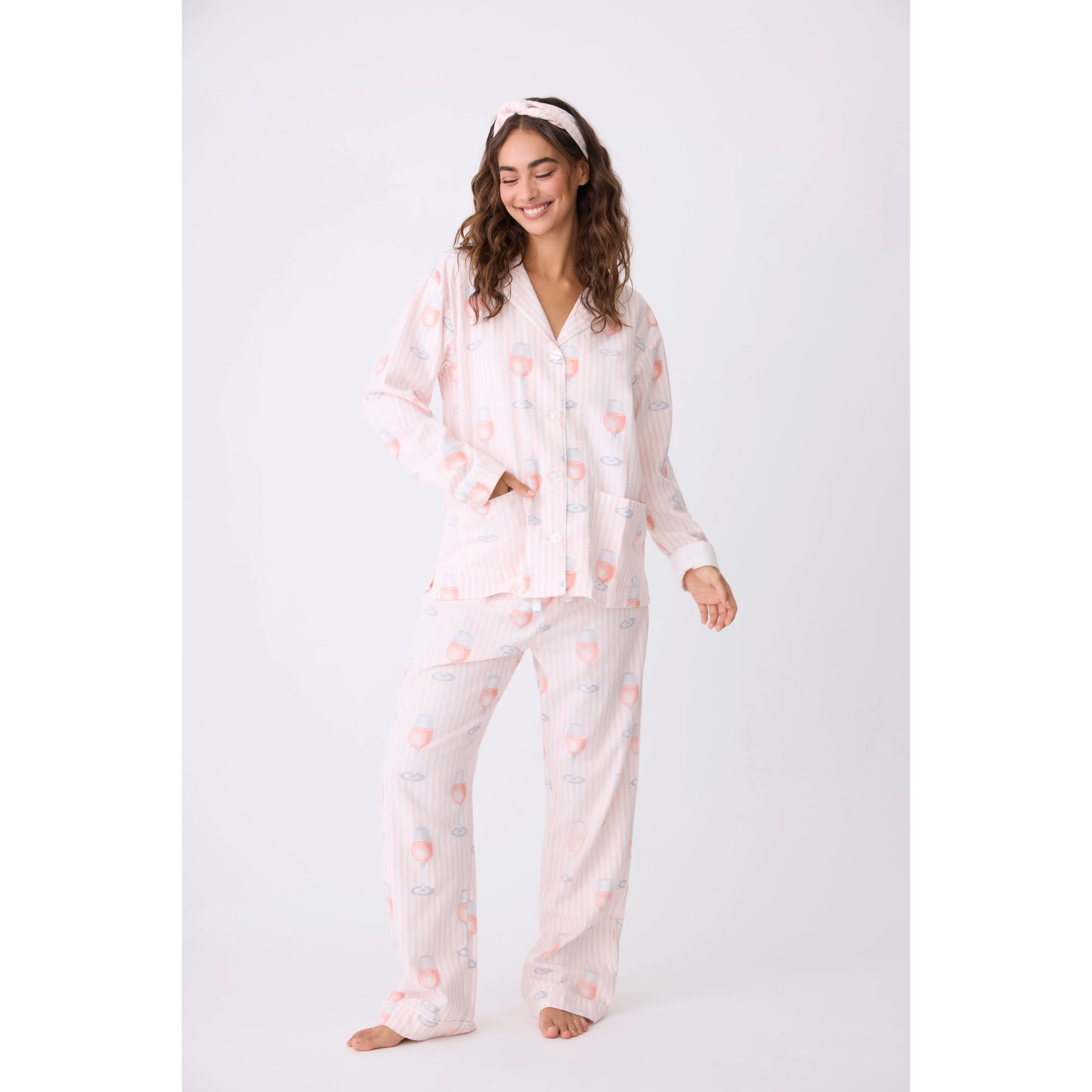 ROSE ALL DAY FLANNEL PJ SET