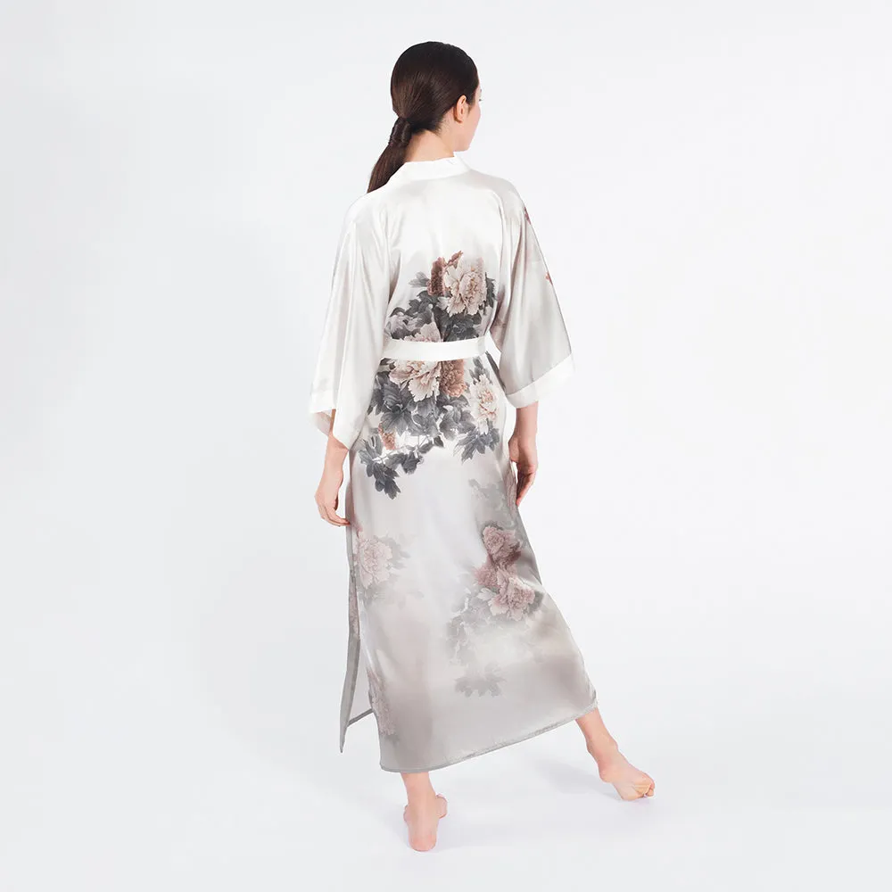 Silk Keina Long Kimono Robe