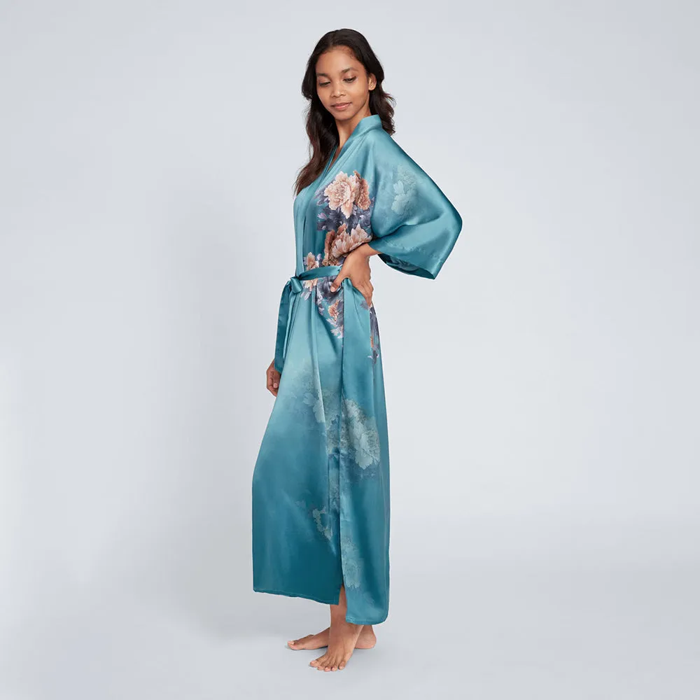 Silk Keina Long Kimono Robe