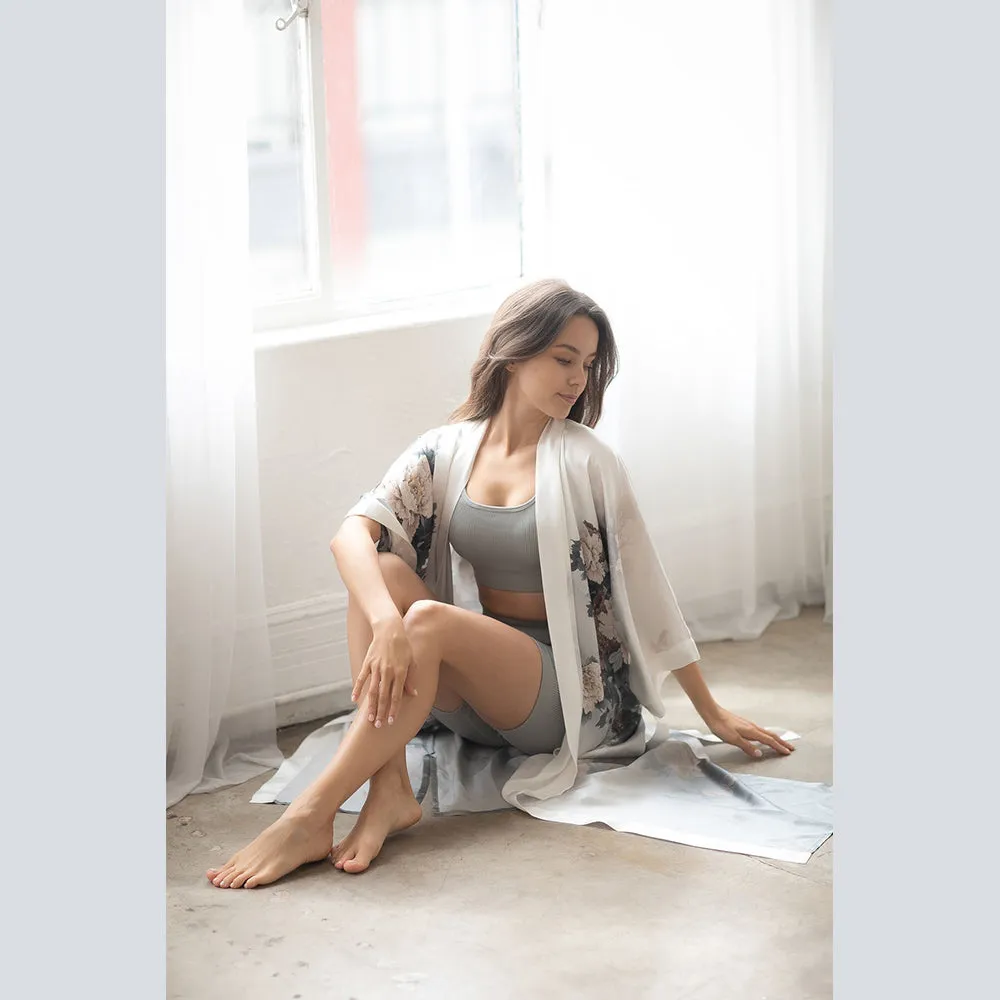 Silk Keina Long Kimono Robe