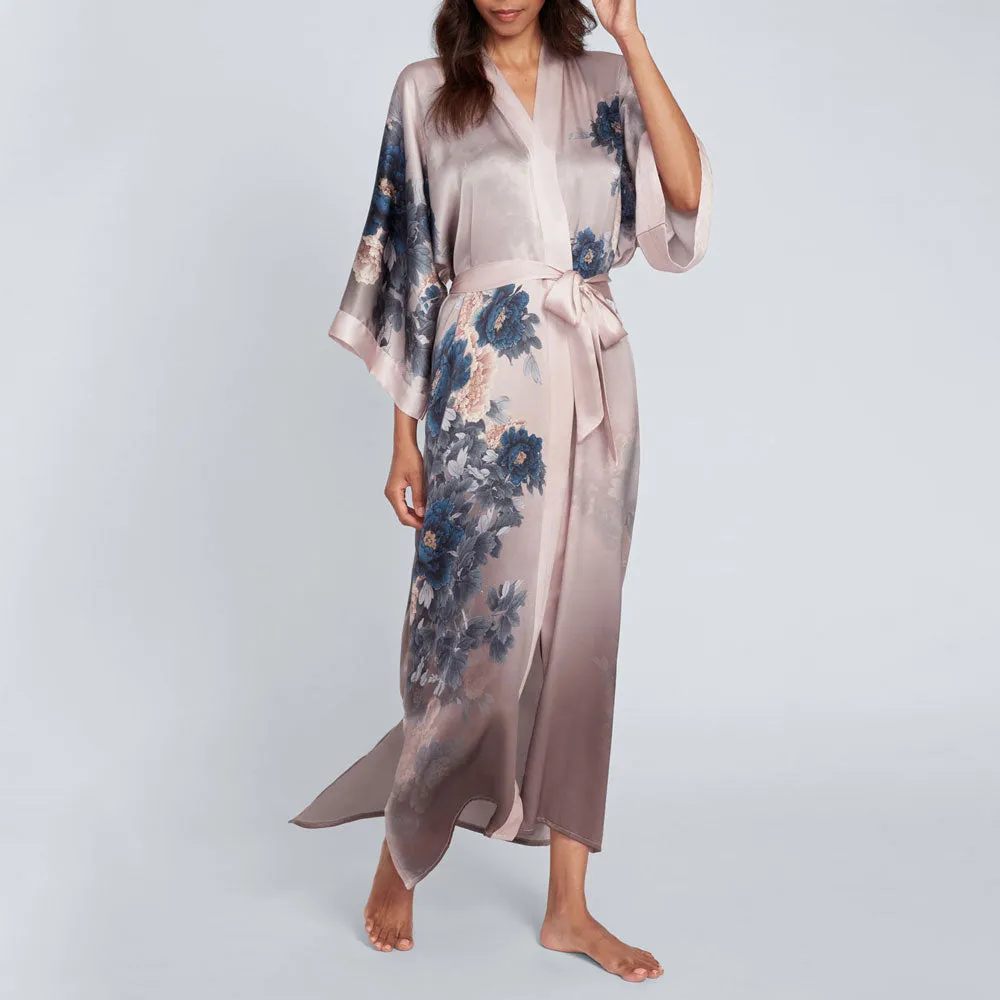 Silk Keina Long Kimono Robe