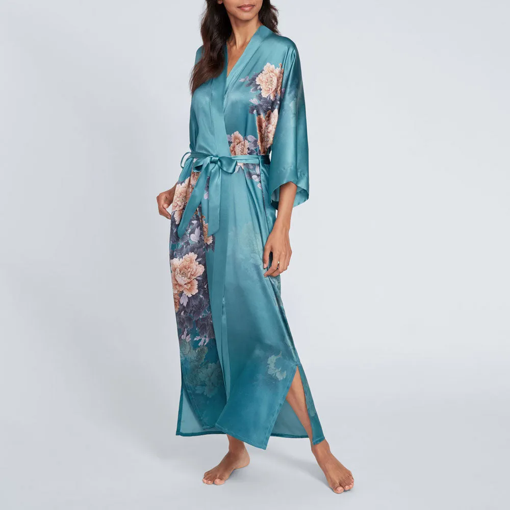 Silk Keina Long Kimono Robe