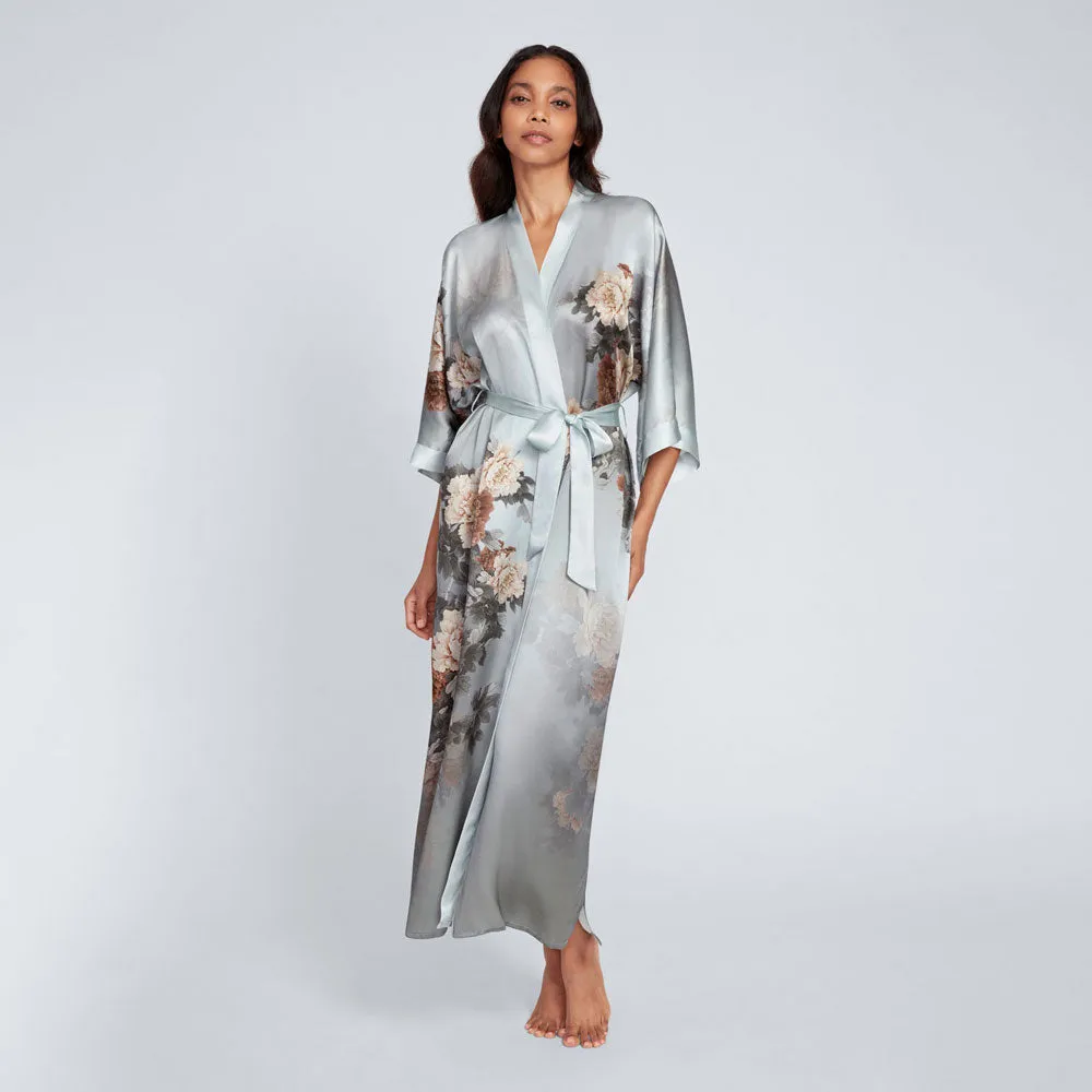 Silk Keina Long Kimono Robe