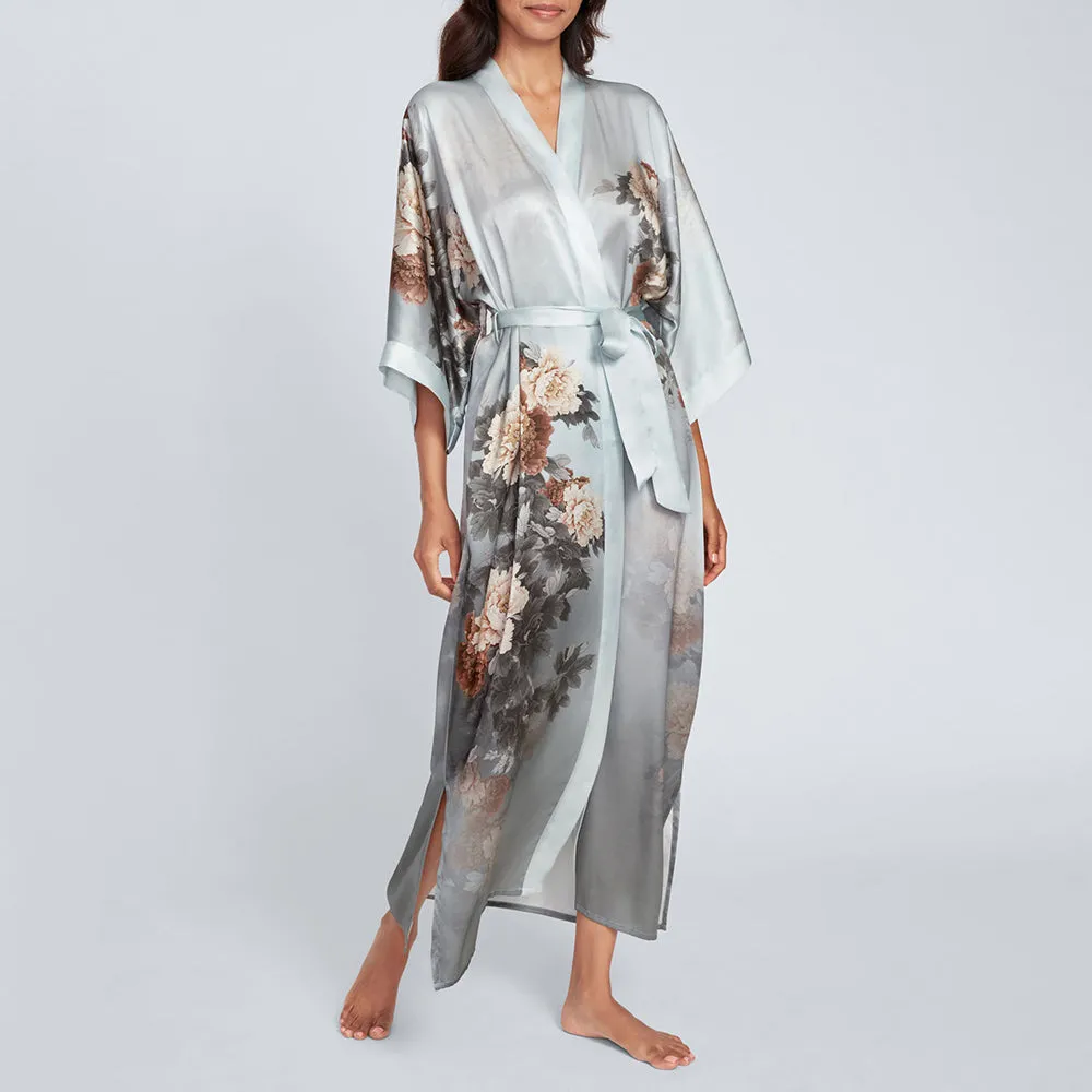 Silk Keina Long Kimono Robe