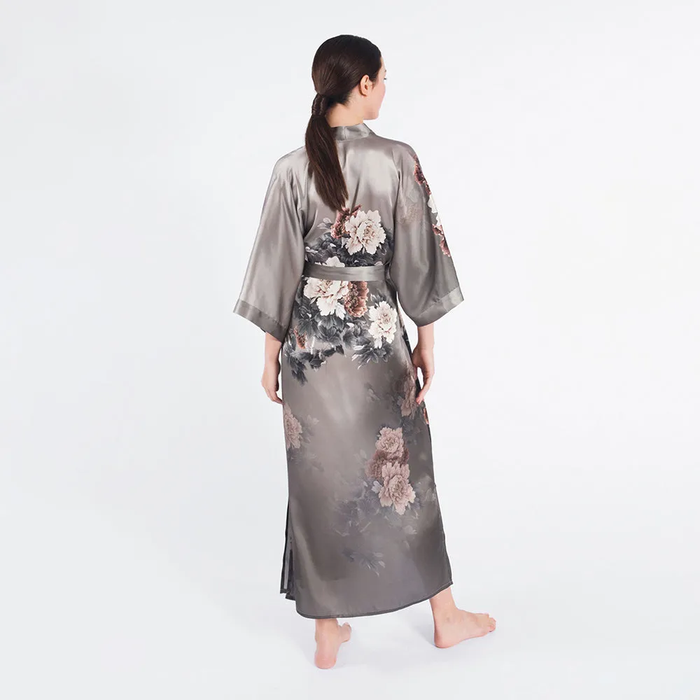 Silk Keina Long Kimono Robe