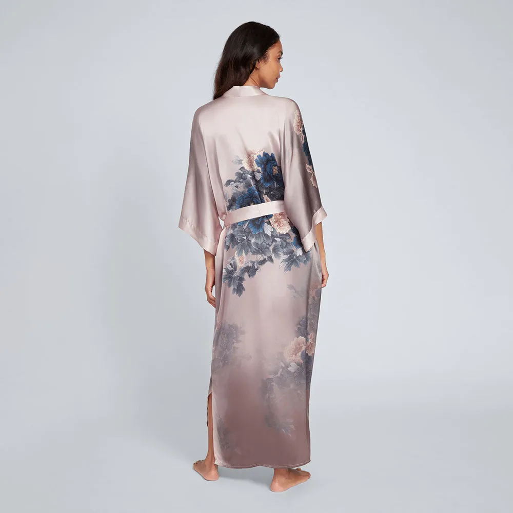 Silk Keina Long Kimono Robe