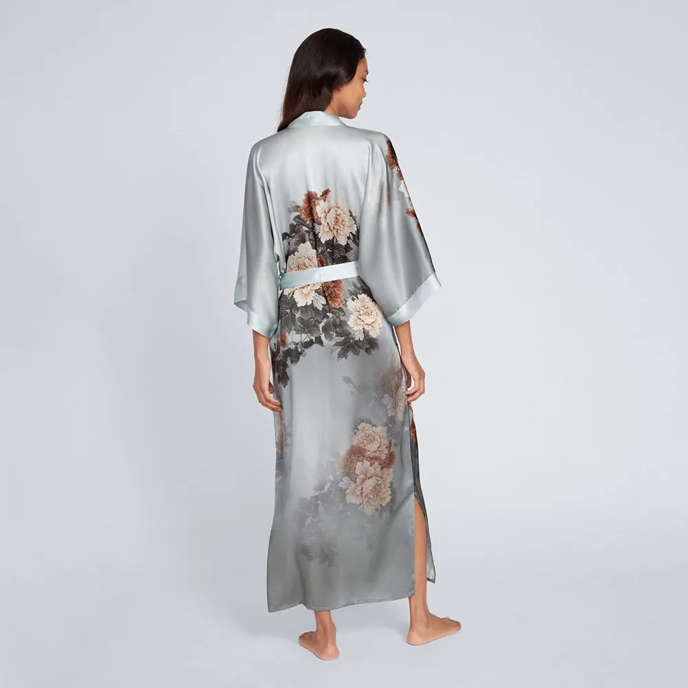 Silk Keina Long Kimono Robe