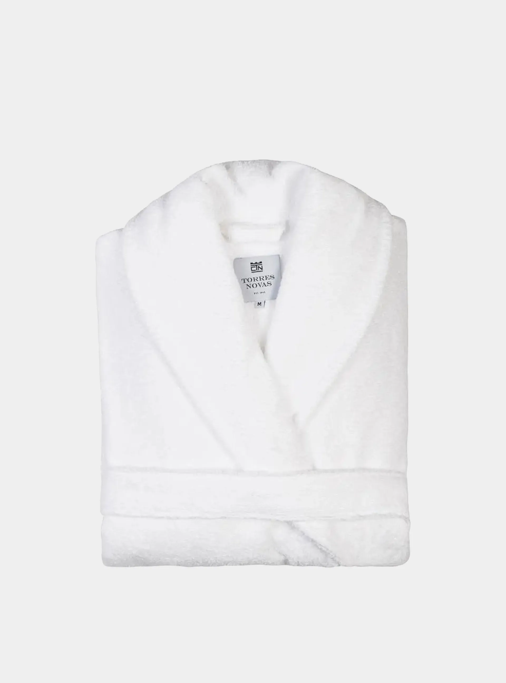 White Classic Cotton Bathrobe