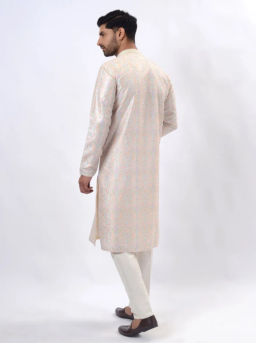Yellow Grey Kurta Pajama | TULA