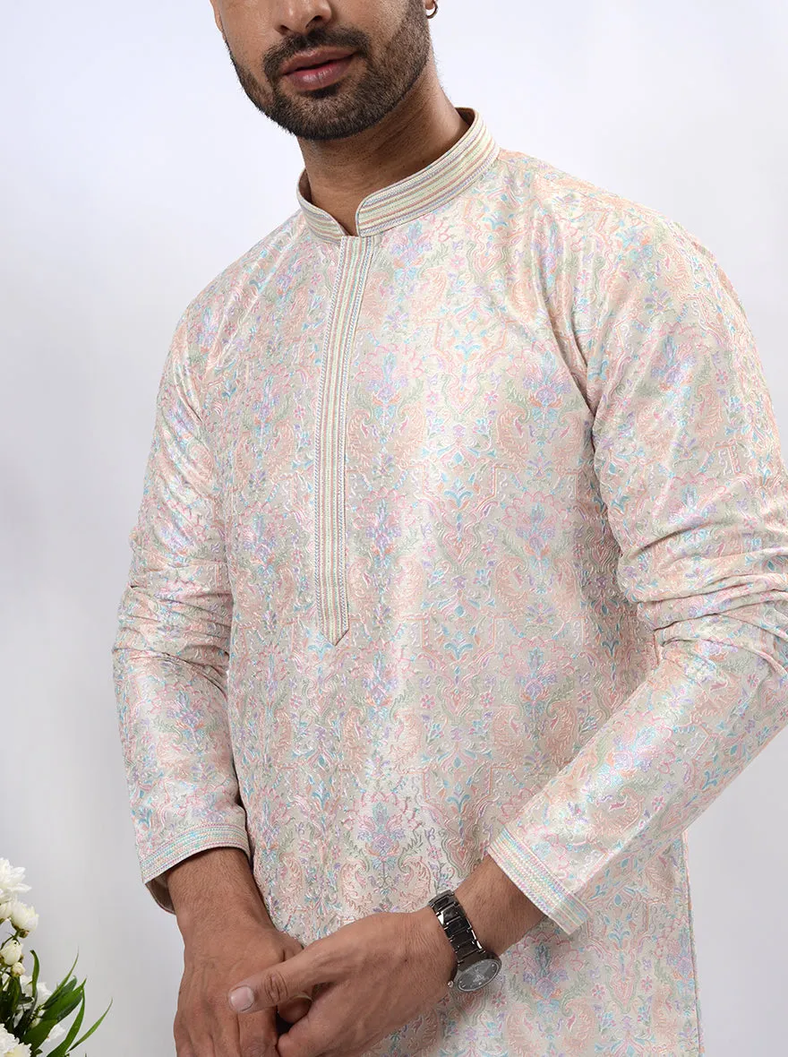 Yellow Grey Kurta Pajama | TULA