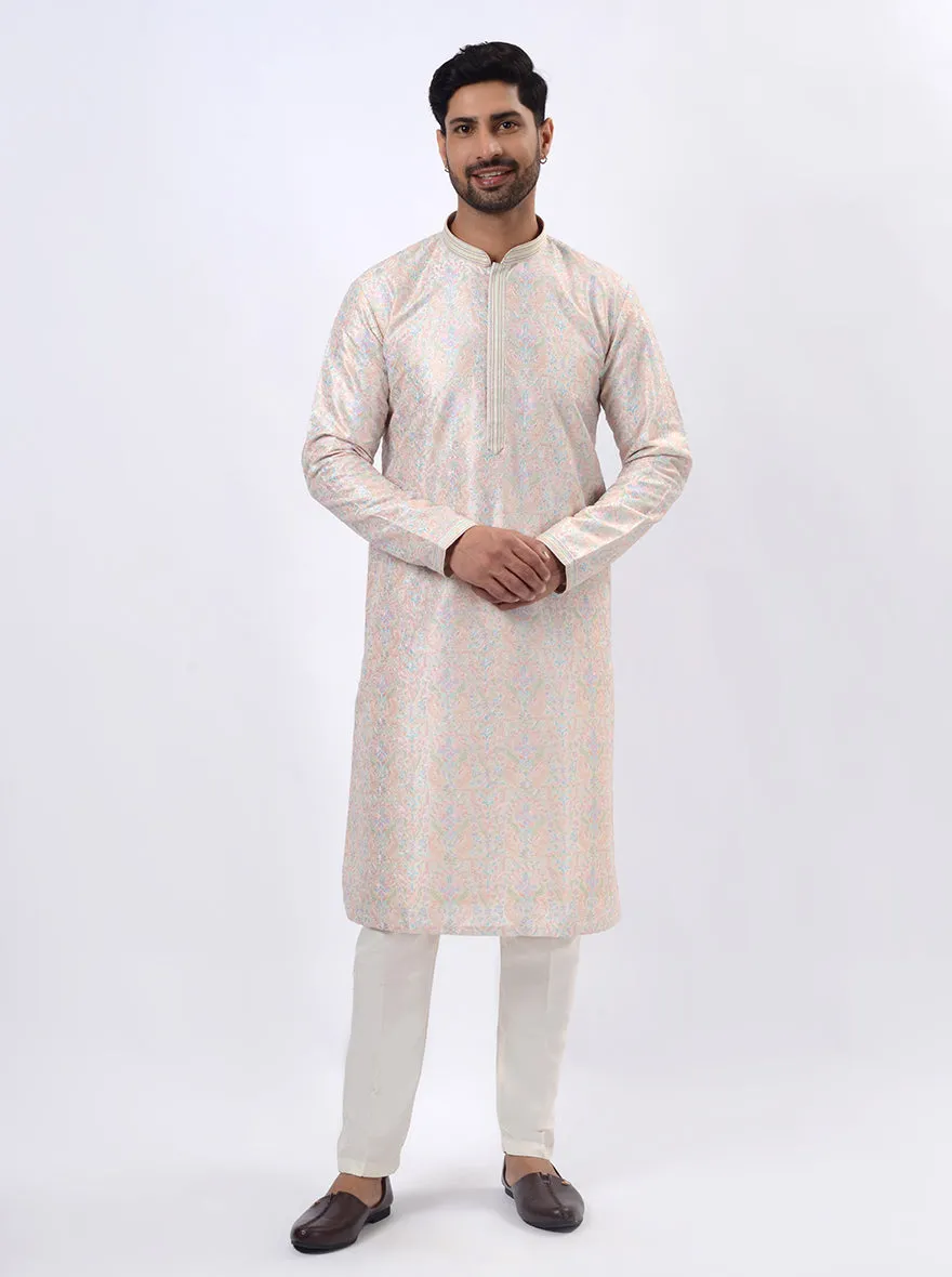 Yellow Grey Kurta Pajama | TULA